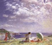 Laura Knight Wind and Sun oil painting on canvas
